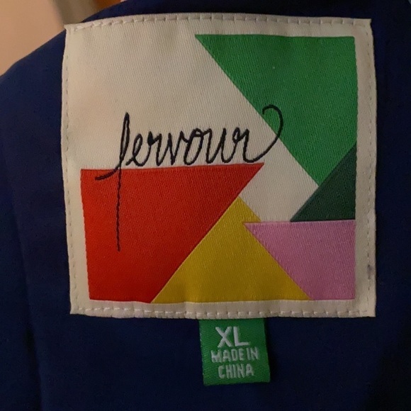 ModCloth Fervour Navy Gown Sequin Accent Size XL - Picture 9 of 15